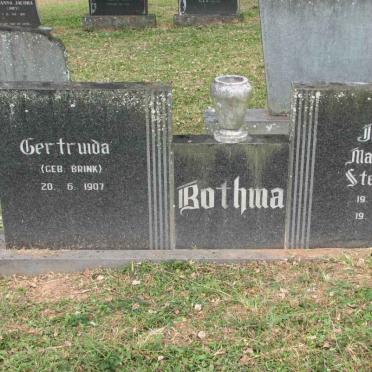 BOTHMA Jacobus Mattheus Stephanus 1897-1978 &amp; Gertruida BRINK 1907-