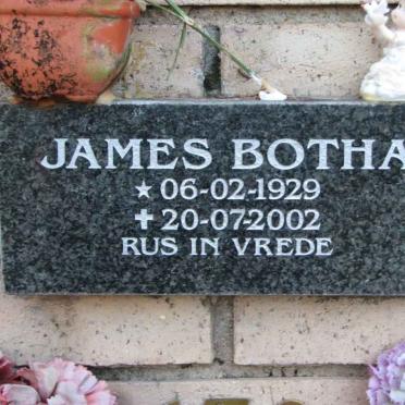 BOTHA James 1929-2002