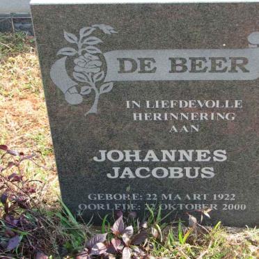 BEER Johannes Jacobus, de 1922-2000