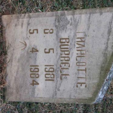 BURRELL Charlotte 1981-1984