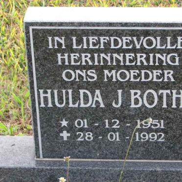 BOTHA Hulda J. 1951-1992