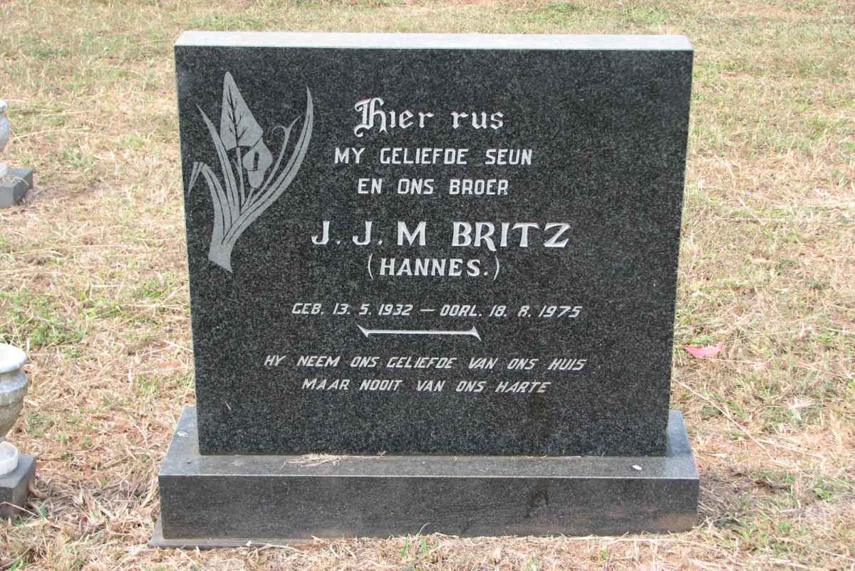 BRITZ J.J.M. 1932-1975