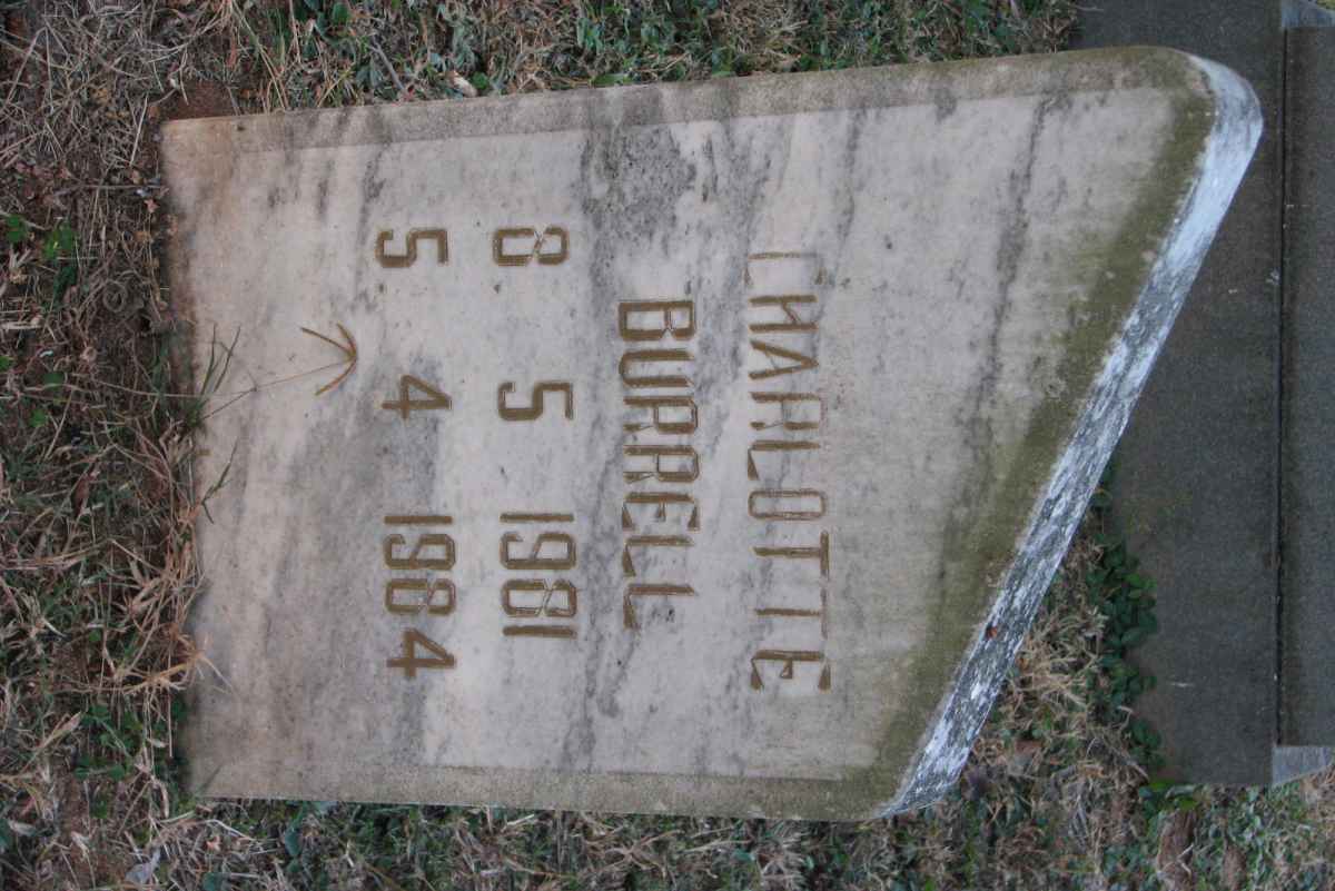 BURRELL Charlotte 1981-1984