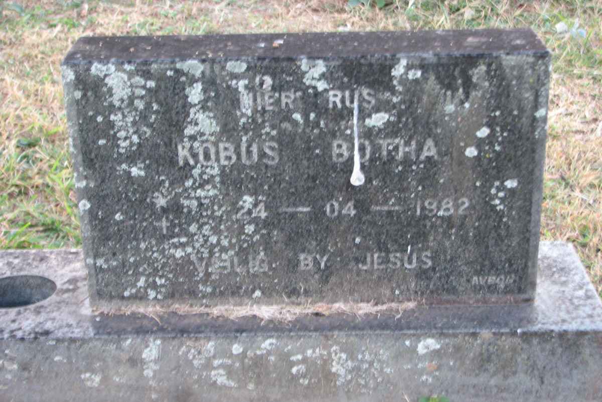 BOTHA Kobus 1982-1982