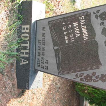BOTHA Salomina Maria 1924-1994