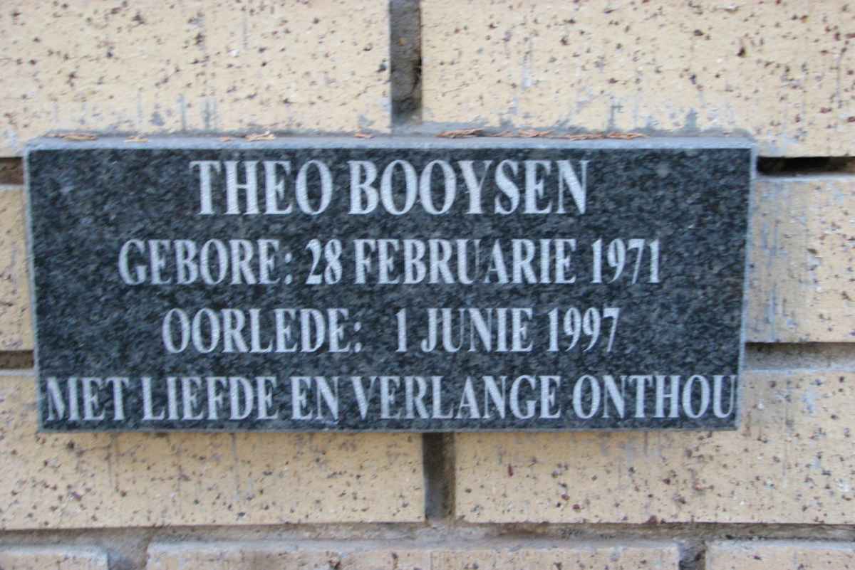 BOOYSEN Theo 1971-1997