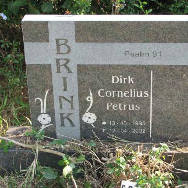 BRINK Dirk Cornelius Petrus 1935-2002