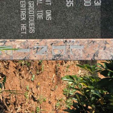 BASSON Nick 1931-2000 &amp; Lenie 1935-