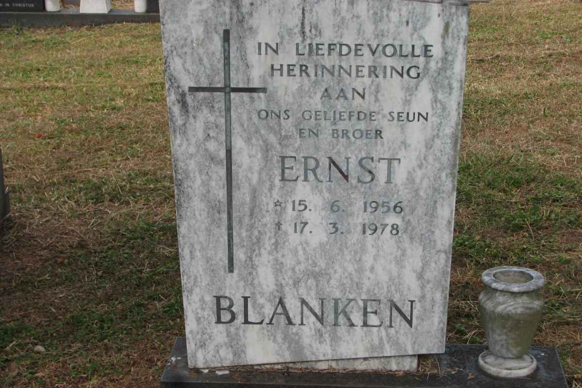 BLANKEN Ernst 1956-1978