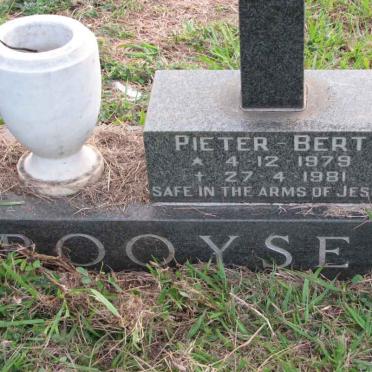 BOOYSEN Pieter Bert 1979-1981