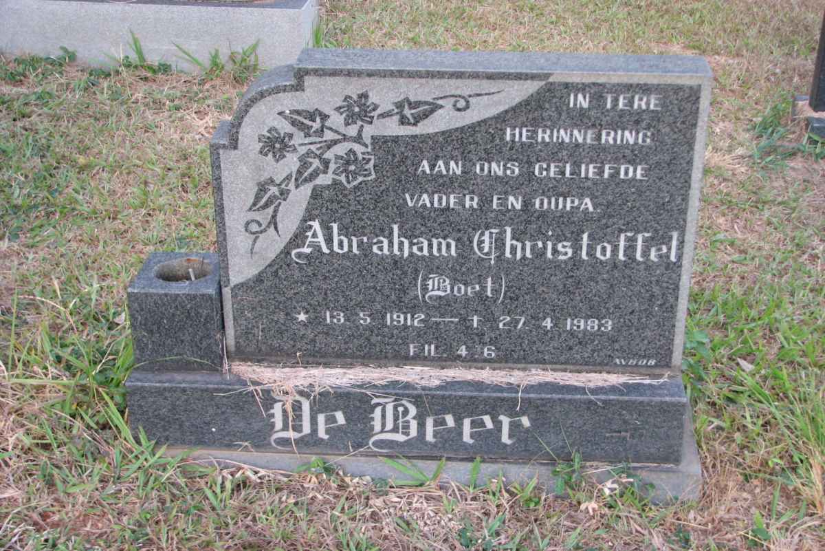 BEER Abraham Christoffel, de 1912-1983