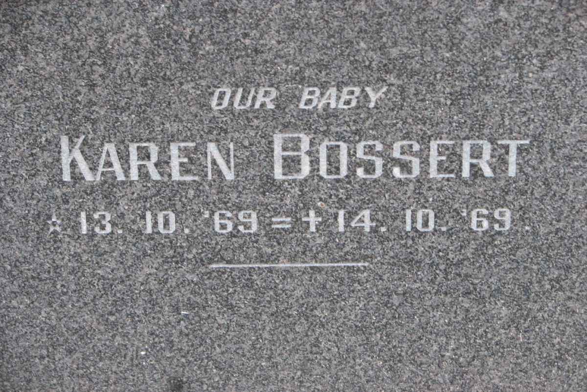 BOSSERT Karen 1969-1969