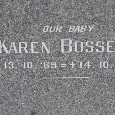 BOSSERT Karen 1969-1969