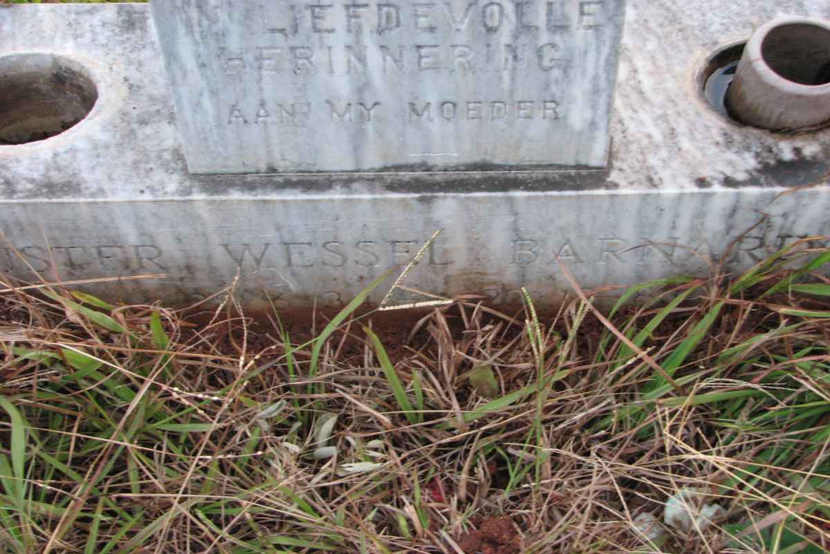 BARNARD Hester Wessel ??-??