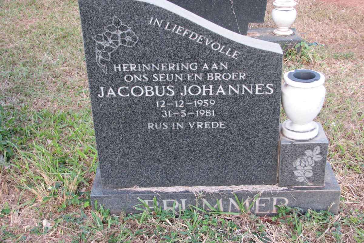 BRUMMER Jacobus Johannes 1959-1981