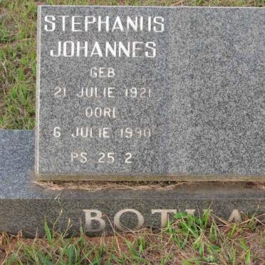 BOTHA Stephanus Johannes 1921-1990