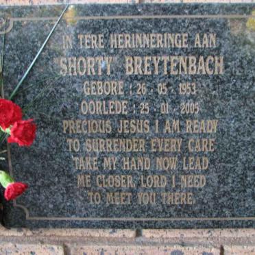 BREYTENBACH Shorty 1953-2005