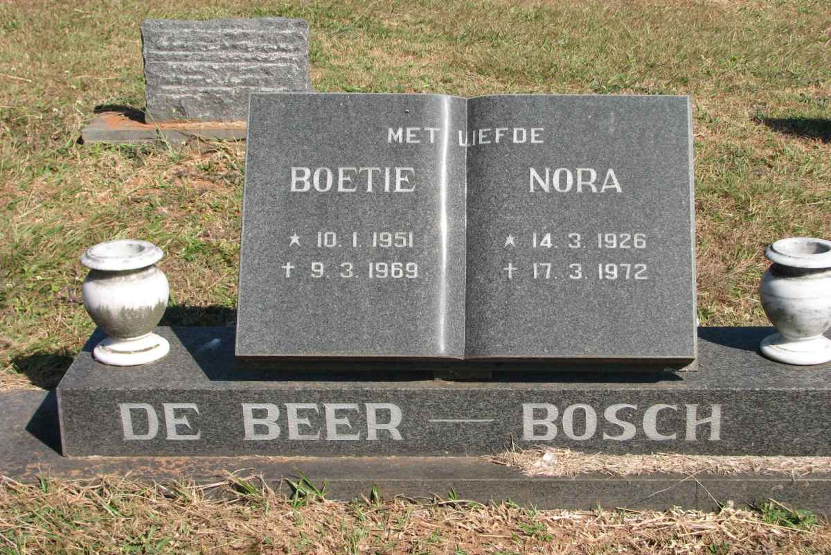BOSCH Nora 1926-1972 :: DE BEER Boetie 1951-1969