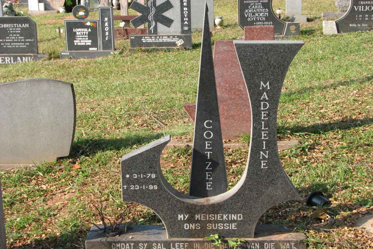 COETZEE Madeleine 1978-1999