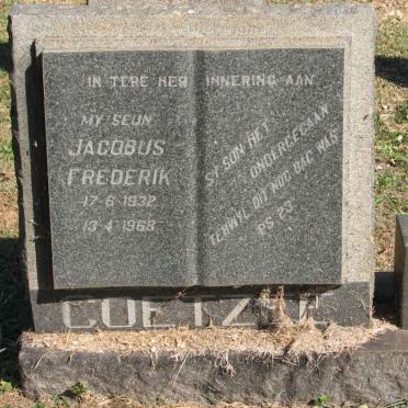 COETZEE Jacobus Frederik 1932-1968