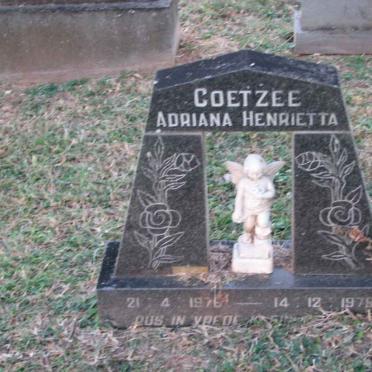 COETZEE Adriana Henrietta 1976-1979