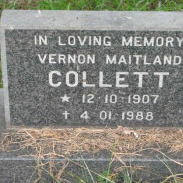 COLLETT Vernon Maitland 1907-1988
