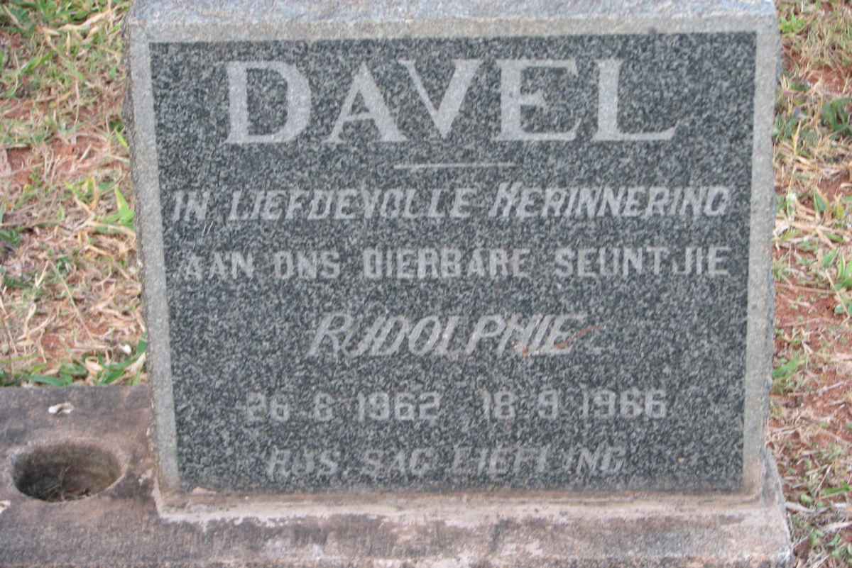 DAVEL Rudolphie 1962-1966