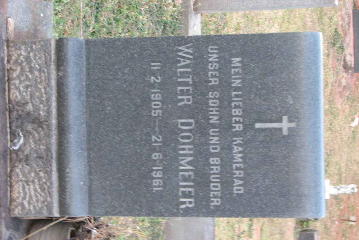 DOHMEIER Walter 1905-1961