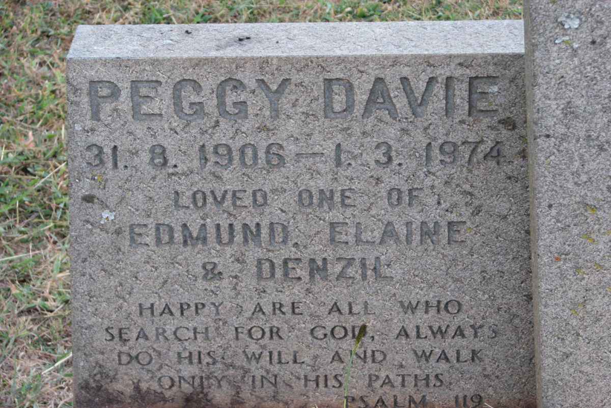 DAVIE Peggy 1906-1974