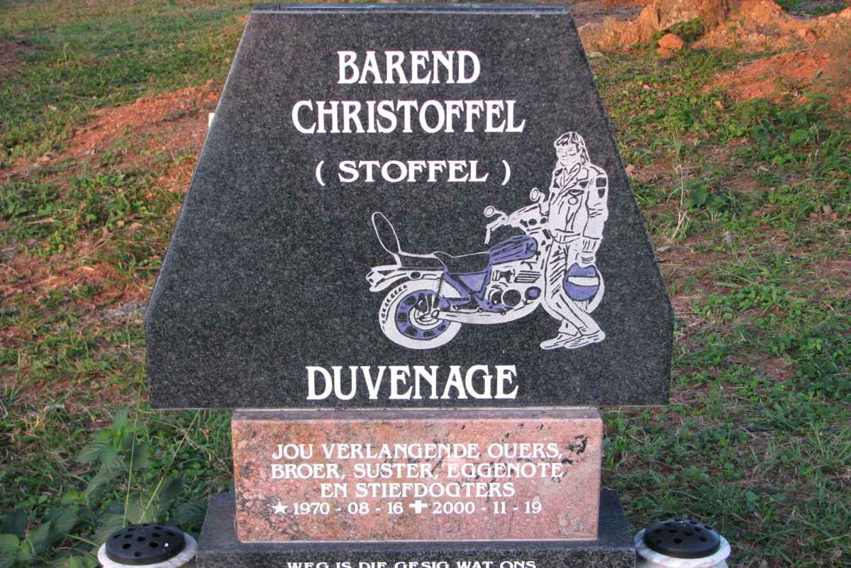 DUVENAGE Barend  Christoffel 1970-2000