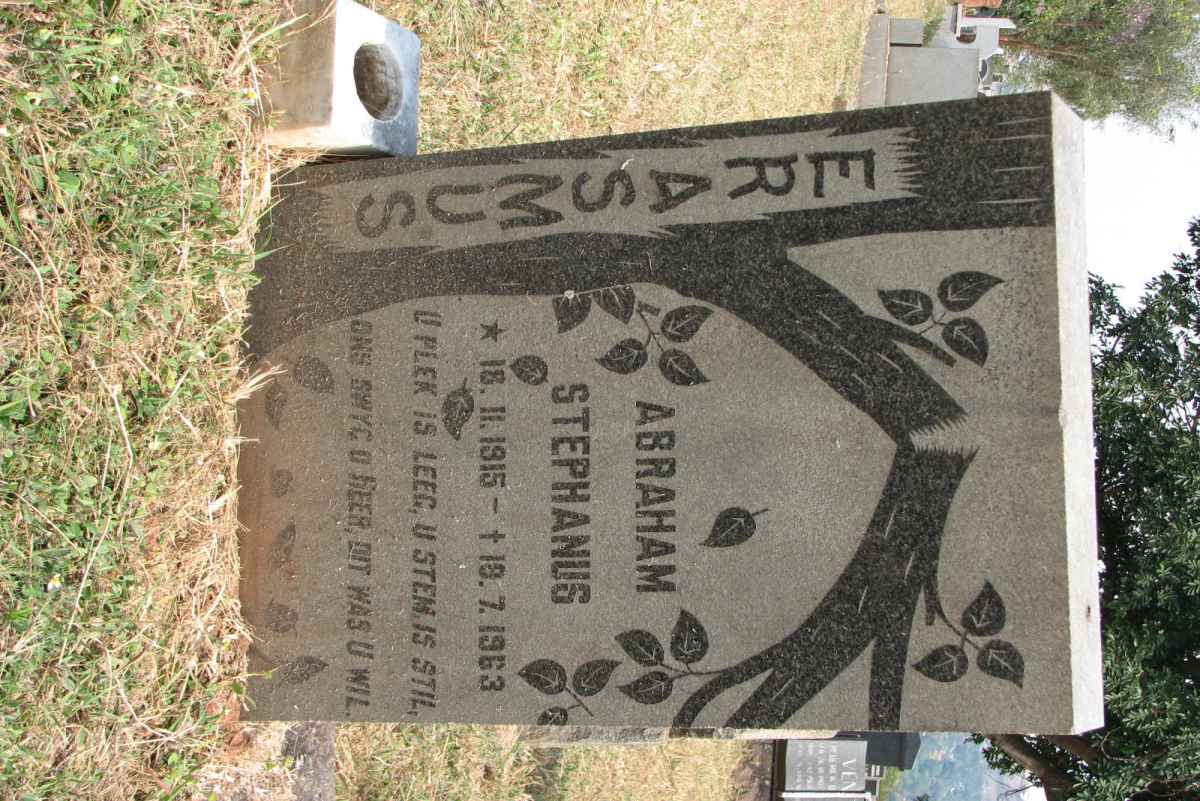 ERASMUS Abraham Stephanus 1915-1963