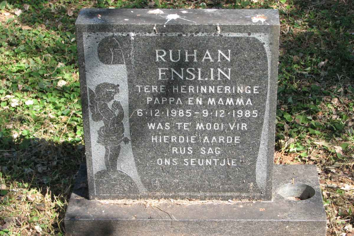 ENSLIN Ruhan 1985-1985