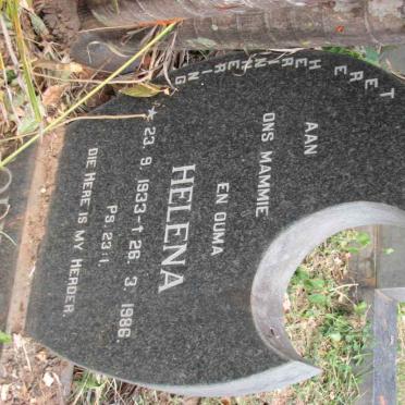 FOURIE Helena 1933-1986