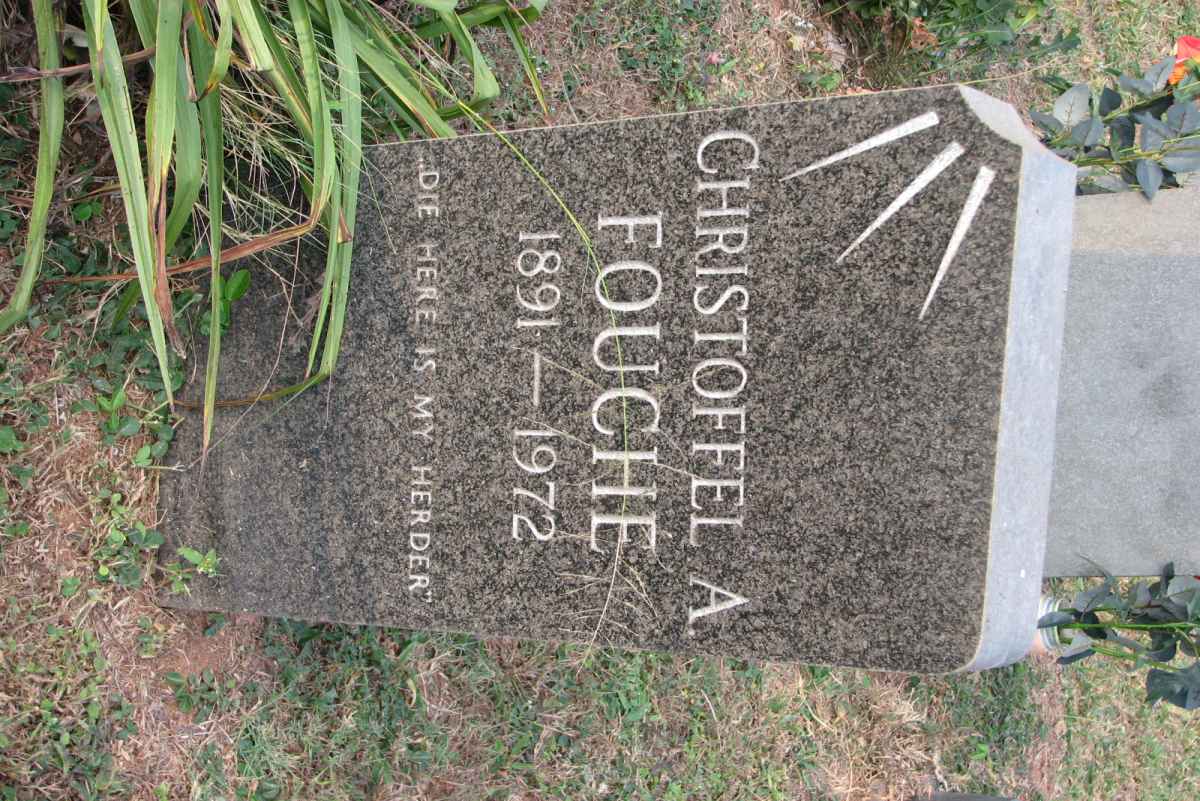 FOUCHE Christoffel A. 1891-1972