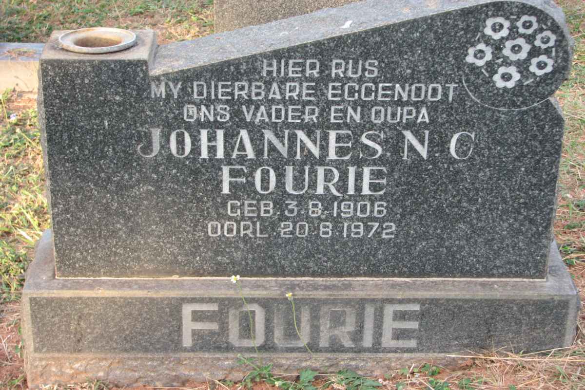 FOURIE Johannes N.C. 1906-1972