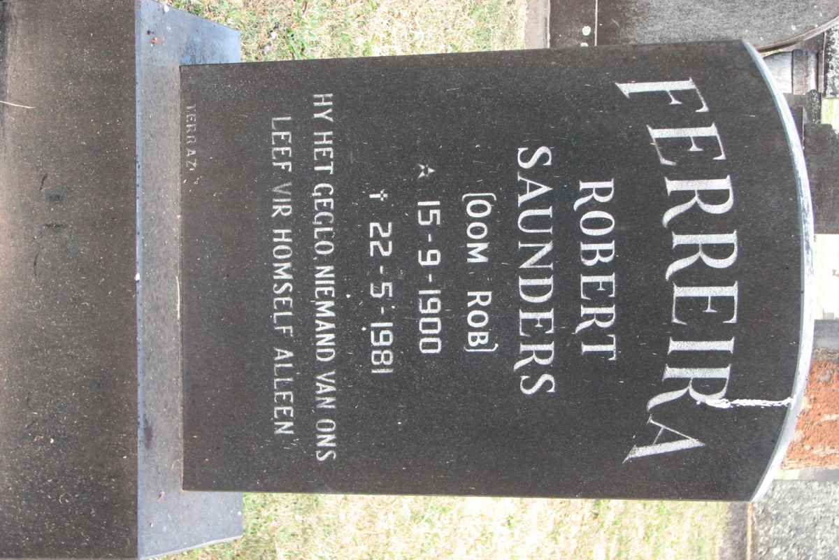 FERREIRA Robert Saunders 1900-1981