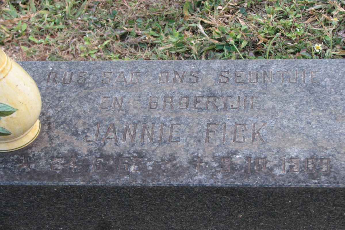 FICK Jannie 1962-1969
