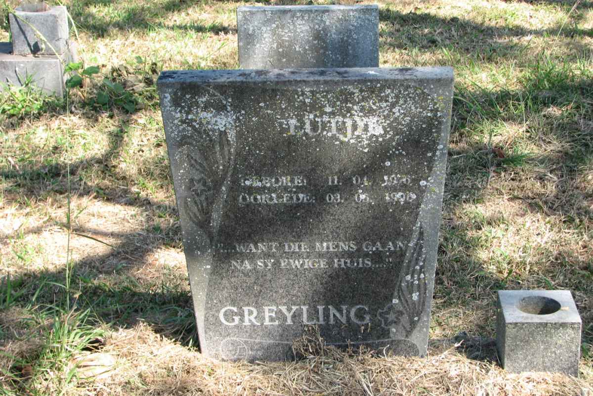 GREYLING Lutjie 19?-19?