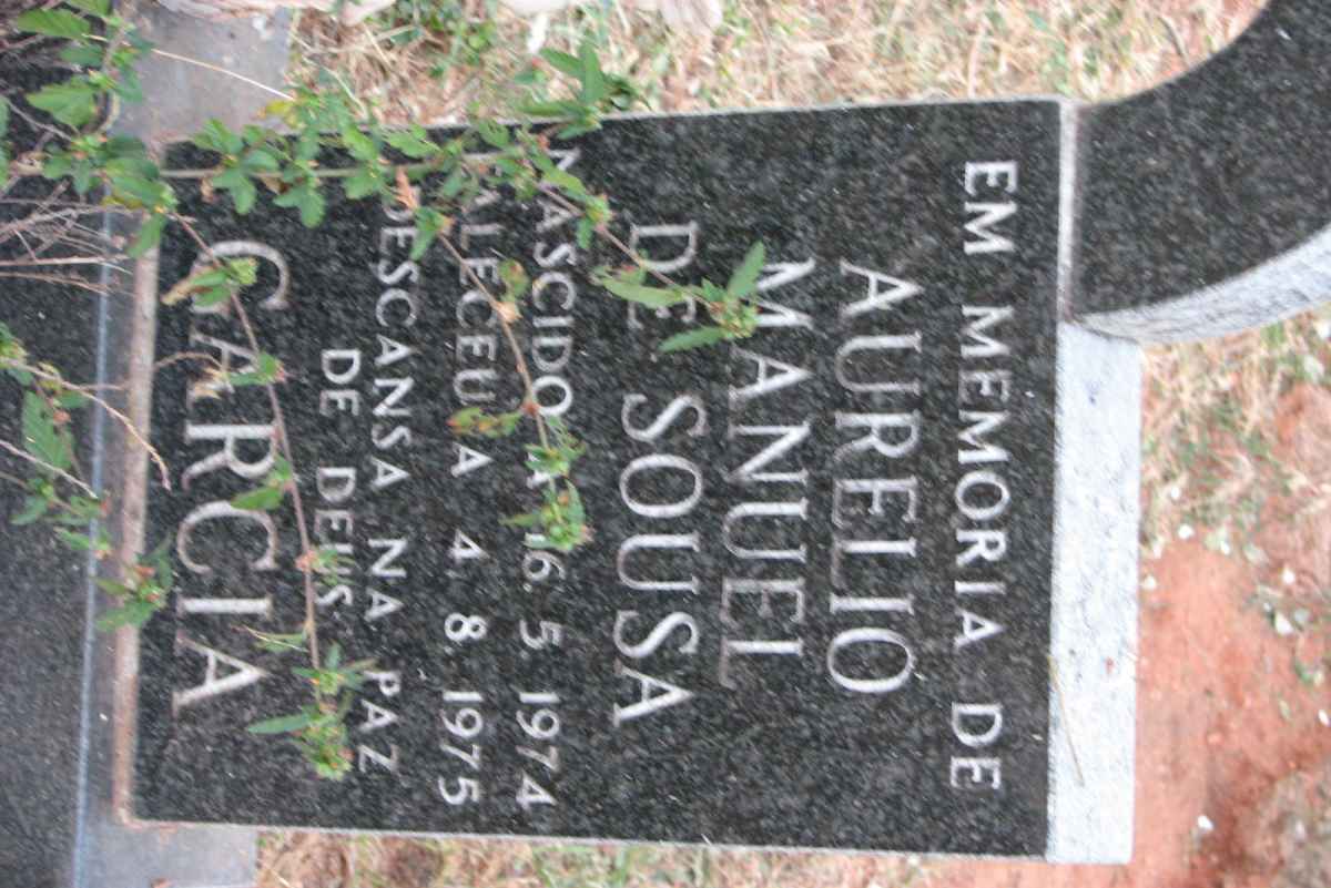 GARCIA Aurelio Manuel de Sousa 1974-1975