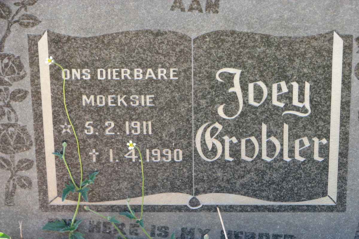 GROBLER Joey 1911-1990