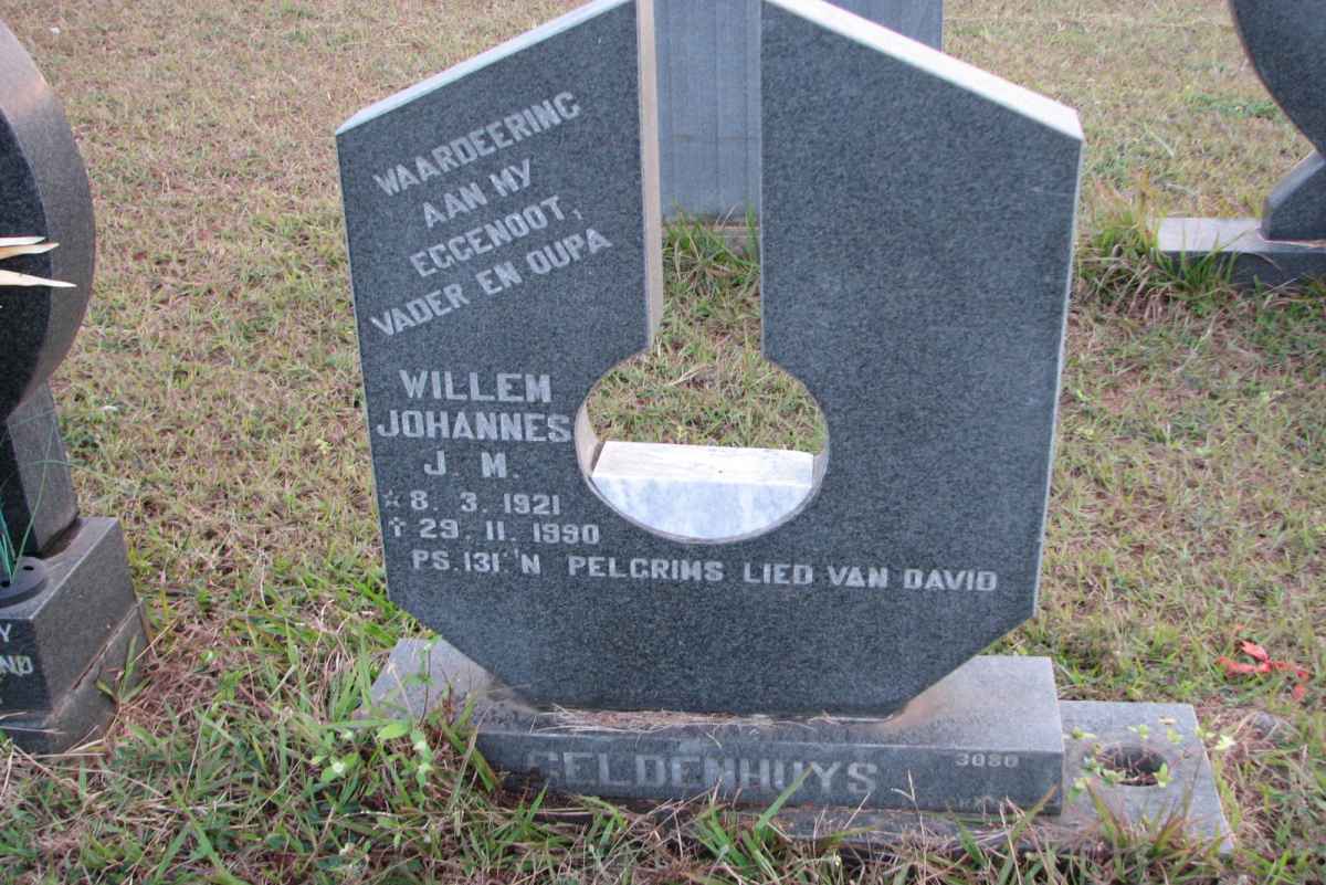 GELDENHUYS Willem Johannes  J.M. 1921-1990