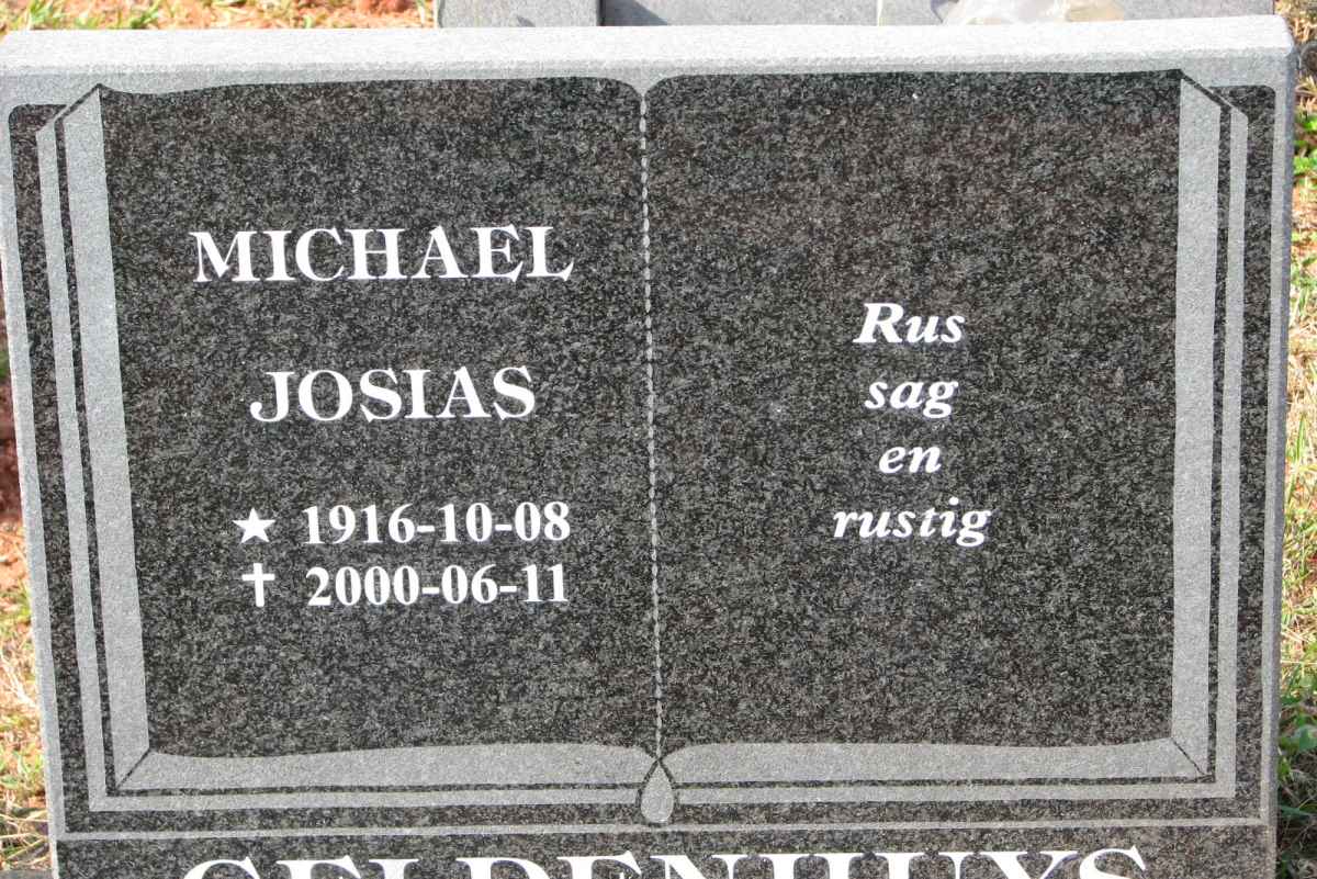 GELDENHUYS Michael Josias 1916-2000