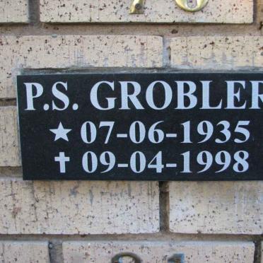 GROBLER P.S. 1935-1998