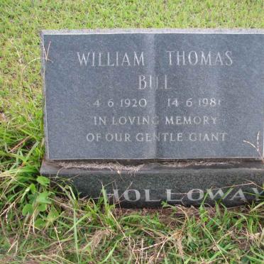 HOLLOWAY William Thomas 1920-1981