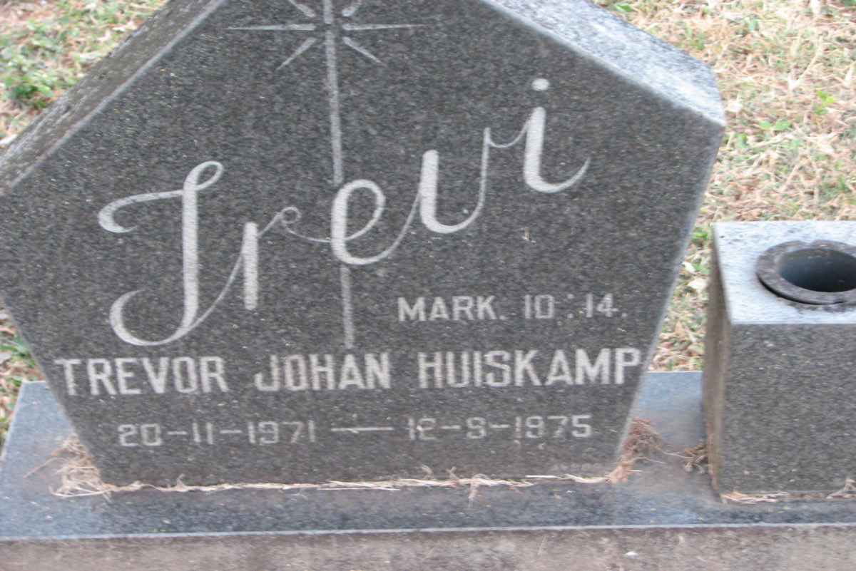 HUISKAMP Trevor Johan 1971-1975