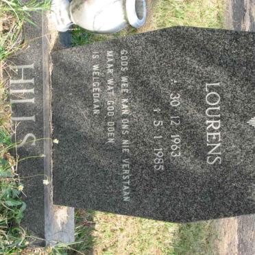 HILLS Lourens 1963-1985