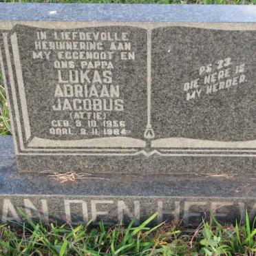HEEVER Lukas Adriaan Jacobus, van den 1956-1984