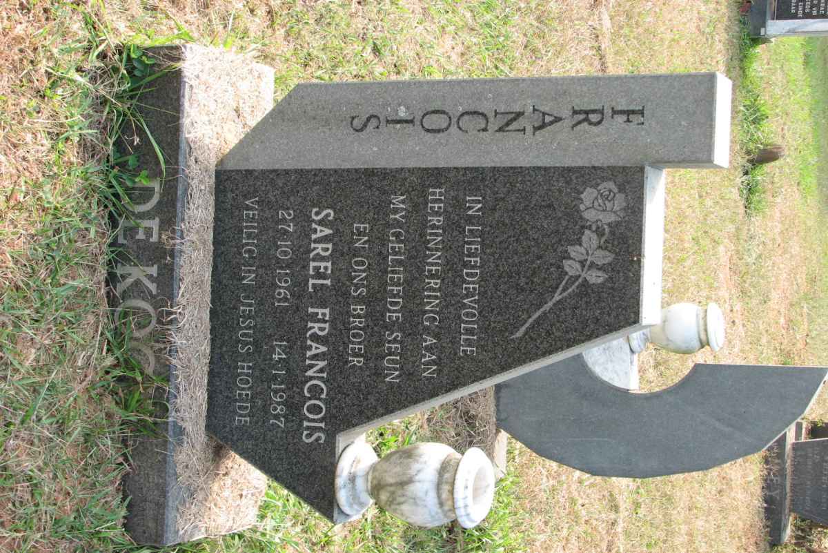 KOCK Sarel Francois, de 1961-1987