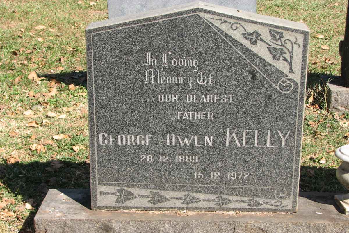 KELLY George Owen 1889-1972