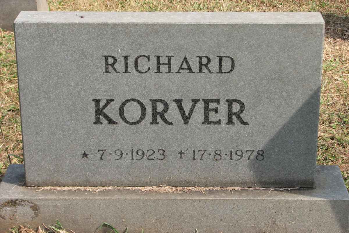 KORVER Richard 1923-1978